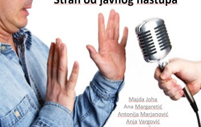Radionica “Strah od javnog nastupa”