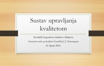 Radionica za djelatnike sustava kvalitete