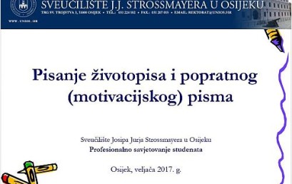 Radionica “Pisanje životopisa i popratnog (motivacijskog) pisma”
