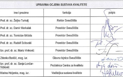 Upravina ocjena sustava upravljanja kvalitetom