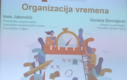Radionica ”Kako studentima pomoći razviti vještine organizacije vremena”
