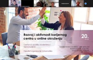 Online radionica „Razvoj i aktivnosti karijernog centra u online okruženju“