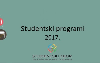 Preliminarni rezultati Natječaja za studentske programe u 2017. godini